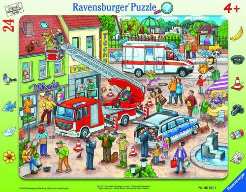 Ravensburger 06581 Rahmenpuzzle 110, 112 - Eilt herbei! 24 Teile 6581 von Ravensburger