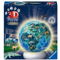 3D Puzzle-Ball Nachtlicht Erde mit Tiermotiven 3D Puzzle-Ball Nachtlicht Erde mit Tiermotiven von Ravensburger Verlag GmbH