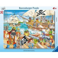 Rahmenpuzzle Ravensburger Angriff der Piraten 36 Teile von Ravensburger