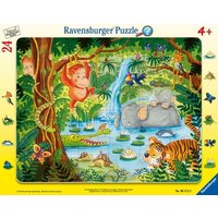 Rahmenpuzzle Ravensburger Dschungelbewohner 24 Teile von Ravensburger