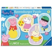 Ravensburger Kinderpuzzle 06956 - Zeit für Spiel und Spaß - 4 konturgeformte Puzzles mit 10, 12, 14 und 16 großen, stabilen Puzzleteilen, für kleine Peppa Pig-Fans ab 3 Jahren Ravensburger Kinderpuzzle 06956 - Zeit für Spiel und Spaß - 4 konturgeformte Puzzles mit 10, 12, 14 und 16 großen, stabilen Puzzleteilen, für kleine Peppa Pig-Fans ab 3 Jahren von Ravensburger Verlag GmbH