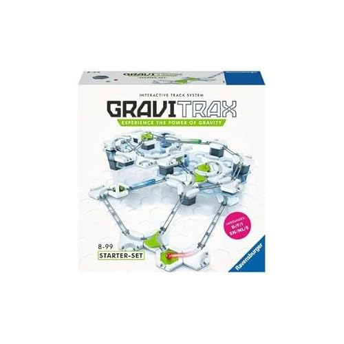 Ravensburger GraviTrax Starter-Set Metallbox - Erweiterbare Kugelbahn für Kinder, Interaktive Murmelbahn, Lernspielzeug und Konstruktionsspielzeug ab 8 Jahren von Ravensburger