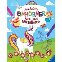 Ravensburger Mein liebstes Einhörner-Mal- und Rätselbuch ab 6 Jahre, Malbuch für Mädchen und Jungen von Ravensburger Verlag GmbH