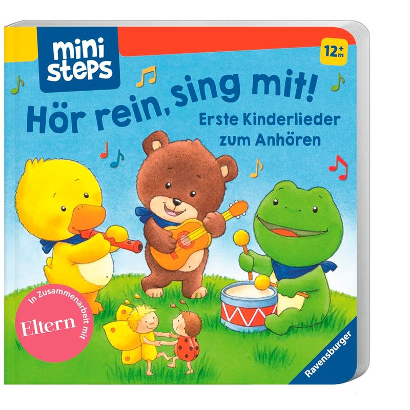 ministeps: Hör rein, sing mit! Erste Kinderlieder zum Anhören: Soundbuch ab 1 Jahr, Spielbuch, Bilderbuch von Ravensburger Verlag