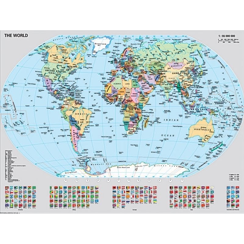 Ravensburger Puzzle "Politische Weltkarte", 1000 Teile von Ravensburger Verlag
