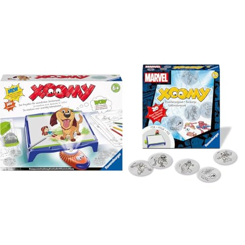 Ravensburger Xoomy Maxi A4 18135 Erweiterungsset Marvel - Erweiterungsset für den Xoomy Midi oder Maxi, Xoomy Erweiterung mit 20 neuen Motiven von Ravensburger Xoomy