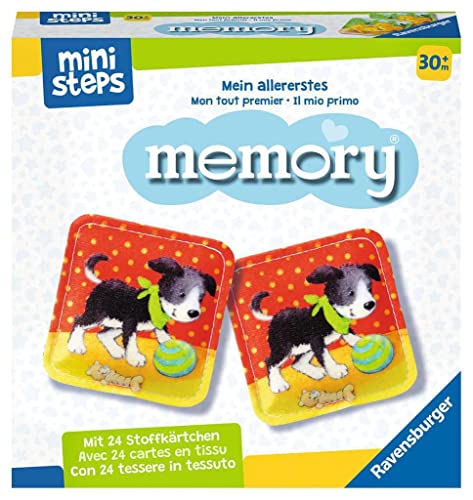 Ravensburger ministeps 4176 Mein allererstes Memory, Kinderspiel mit Stoffkarten, Spielzeug ab 2,5 Jahre von Ravensburger