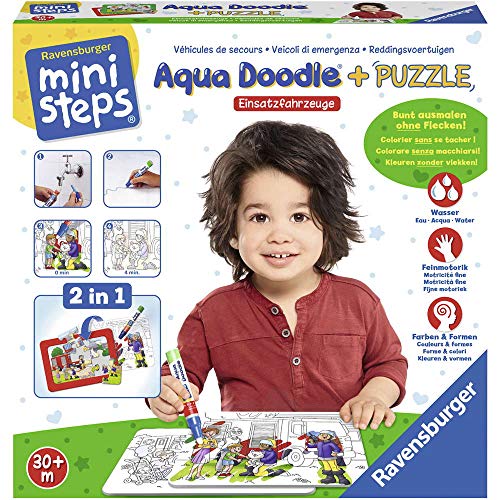 Ravensburger ministeps 04558 - Aqua Doodle® Puzzle: Einsatzfahrzeuge von Ravensburger ministeps