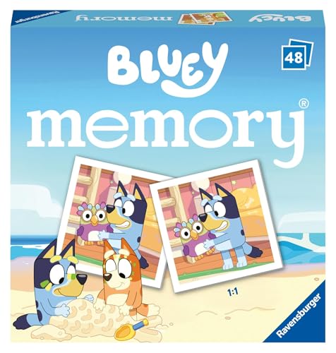 Ravensburger Bluey Mini Memory - Matching Picture Snap Pairs Game for Kids Age 3 Years and Up von Ravensburger