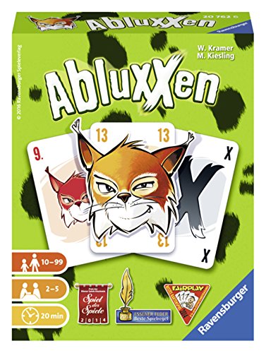 Abluxxen (Kartenspiel): Der pfiffig-bissige Kartenklau! Ausgezeichnet mit Deutscher SpielePreis 2014 in der Kategorie Beispielhafte Regel, mit A la Carte 2014, der Goldenen Feder der Stadt Essen 2014 für die beste Spielanleitung und Spiel der Spiele 2014 von Ravensburger