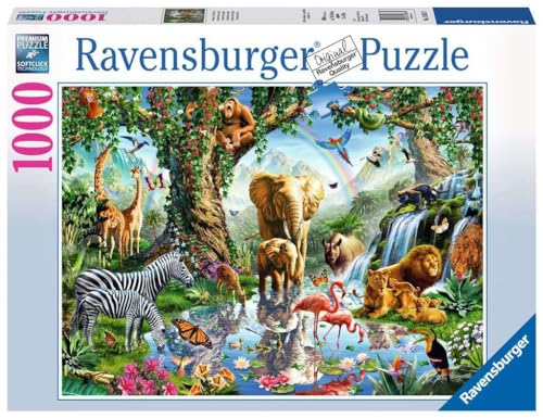 Ravensburger Puzzle 19837 - Abenteuer im Dschungel - 1000 Teile Puzzle für Erwachsene und Kinder ab 14 Jahren, Puzzle mit Tier-Motiv von Ravensburger