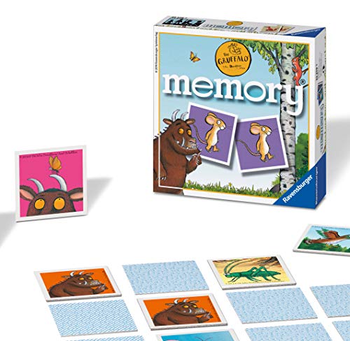 Ravensburger The Gruffalo Mini Memory Game - Matching Picture Snap Pairs Game For Kids Age 3 Years and Up - Gruffalo Toy von Ravensburger