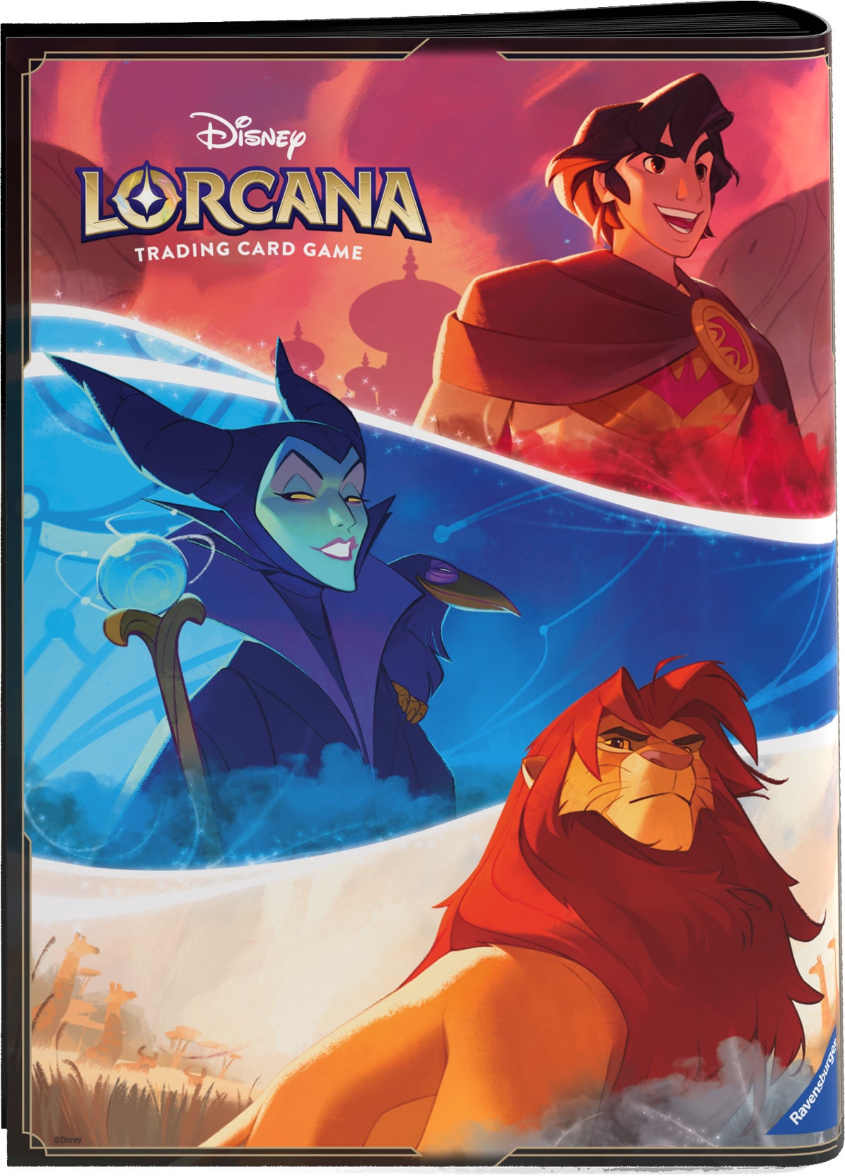 Disney Lorcana Card Portfolio Sammelkartenalbum Figuren von Ravensburger