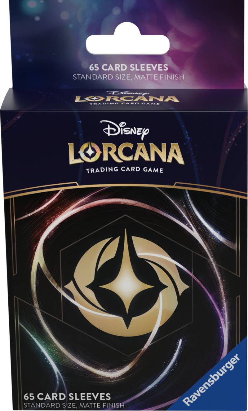 Disney Lorcana Card Sleeve Plastikhüllen Branded 65er-Pack von Ravensburger