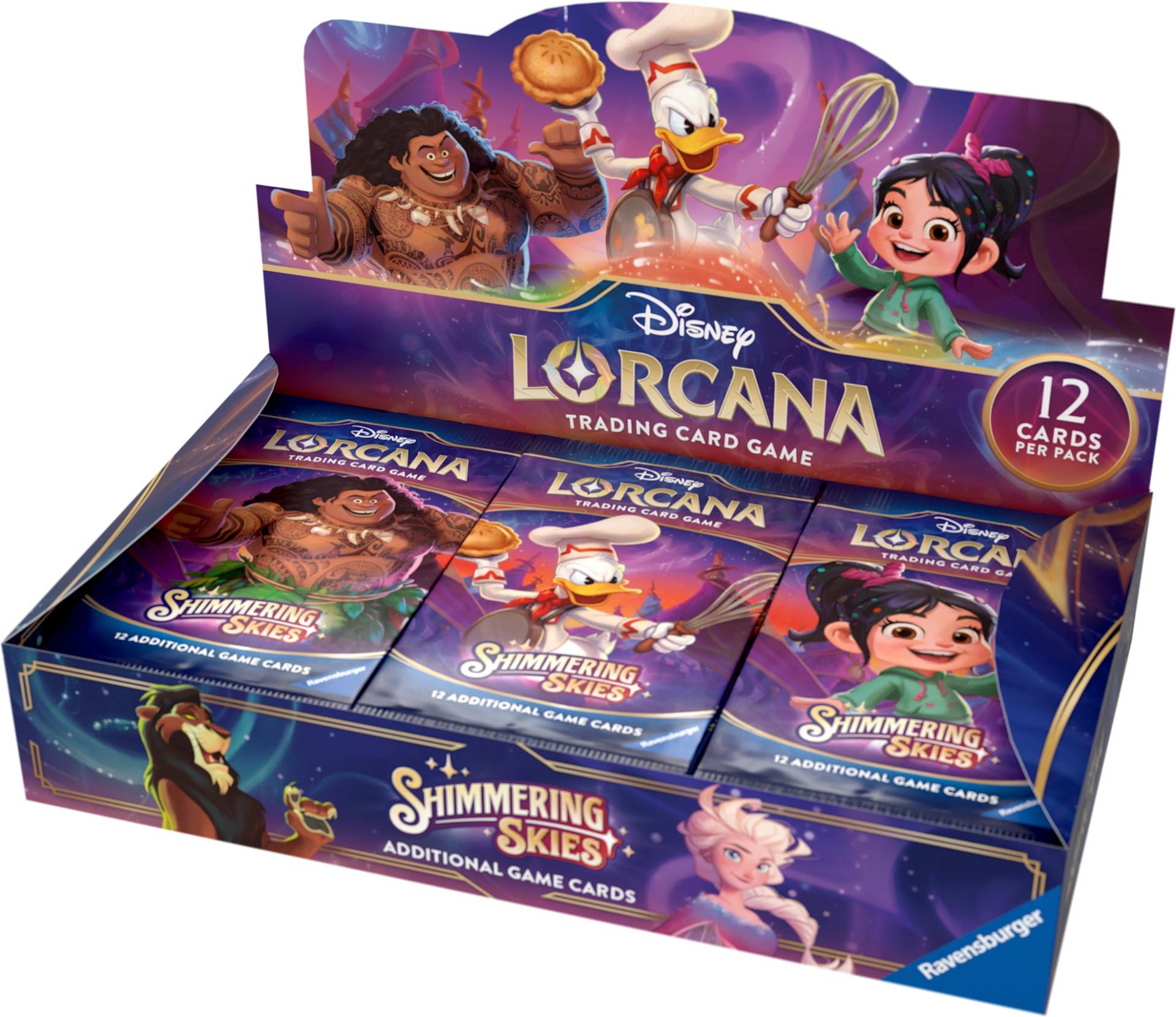 Disney Lorcana Shimmering Skies Booster-Packung 24er-Pack von Ravensburger