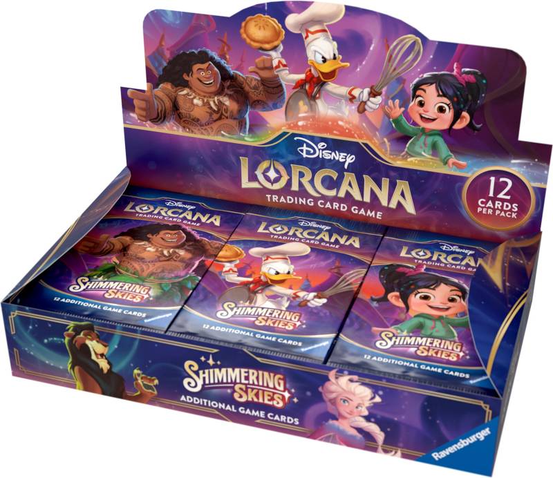 Disney Lorcana Shimmering Skies Booster-Packung 24er-Pack von Ravensburger