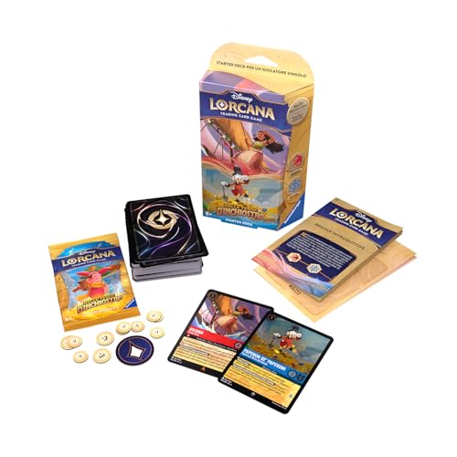 Disney Lorcana TCG: In Terra d'Ink Starter Deck Rubin & Saphir, ab 8 Jahren Disney Lorcana TCG: In Terra d'Ink Starter Deck Rubin & Saphir, ab 8 Jahren von Ravensburger