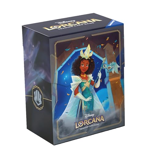 Ravensburger Disney Lorcana TCG: Himmelsleuchten Deck Box Tiana, Spielkarten-Box passend für bis zu 80 Sammelkarten in Kartenhüllen von Ravensburger