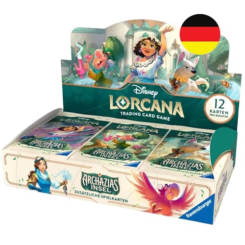 Disney Lorcana Trading Card Game: Archazias Insel - Booster Display mit 24 Booster Packs (Deutsch) von Ravensburger