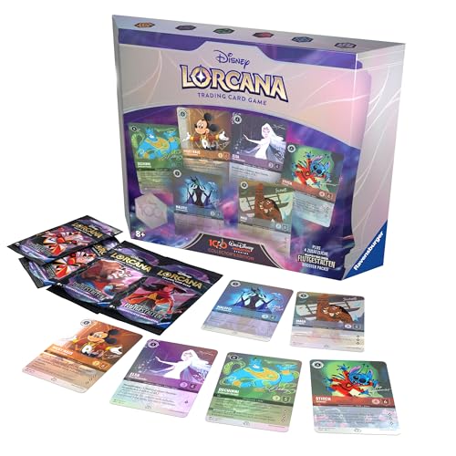 Disney Lorcana Trading Card Game: Aufstieg der Flutgestalten - D100 Geschenk-Set (Deutsch) von Ravensburger