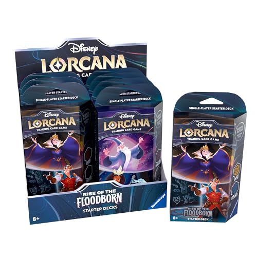 Disney Lorcana Trading Card Game: Aufstieg der Flutgestalten - Display mit 8 Starter Decks (Englisch) von Ravensburger