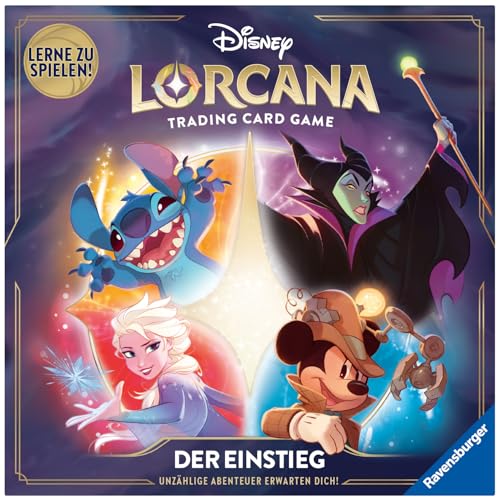 Ravensburger Disney Lorcana TCG: Der Einstieg, Disney Sammelkartenspiel ab 8 Jahren, Deutsche Ausgabe, Blau, Weiß, und Gold von Ravensburger