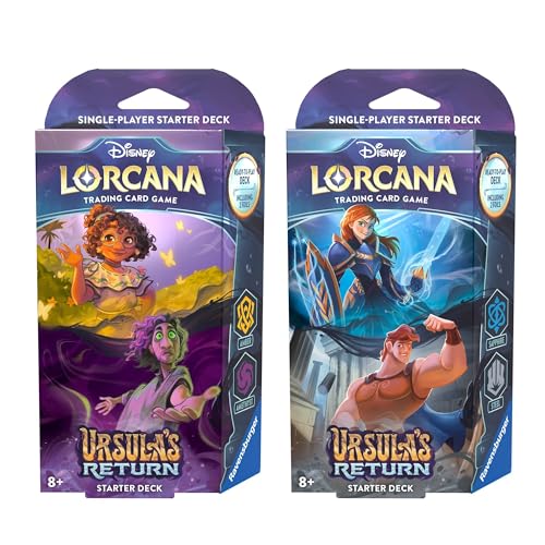 Disney Lorcana Trading Card Game: Set 4 - Display mit 8 Starter Decks (Englisch) von Ravensburger