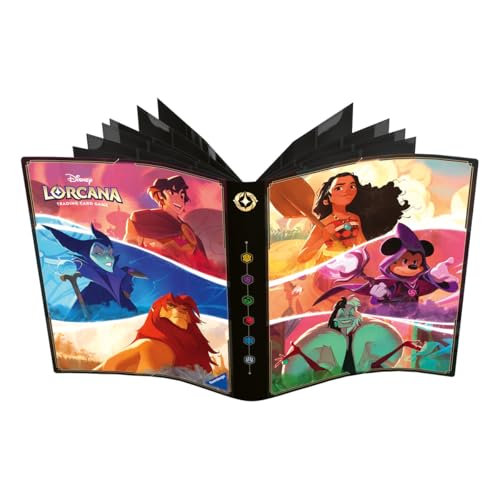 Disney Lorcana Trading Card Game - Set 5-8 -Sammelmappe Micky, Vaiana, Cruella De Vil von Ravensburger