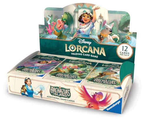 Disney Lorcana Trading Card Game: Archazias Insel - Booster Display mit 24 Booster Packs (Englisch) von Ravensburger