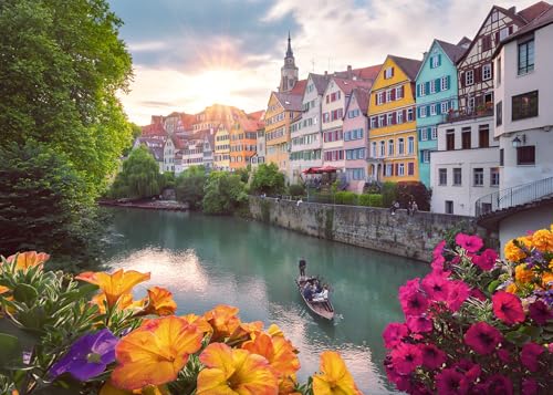 Ravensburger Puzzle 12001425 - Ausflug nach Tübingen - 1000 Teile Puzzle für Erwachsene ab 14 Jahren Ravensburger Puzzle 12001425 - Ausflug nach Tübingen - 1000 Teile Puzzle für Erwachsene ab 14 Jahren von Ravensburger