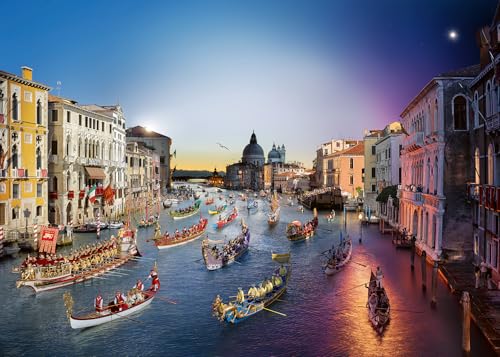 Ravensburger Puzzle 12001433 - Venice Day to Night - 1000 Teile Puzzle für Erwachsene und Kinder ab 14 Jahren Ravensburger Puzzle 12001433 - Venice Day to Night - 1000 Teile Puzzle für Erwachsene und Kinder ab 14 Jahren von Ravensburger