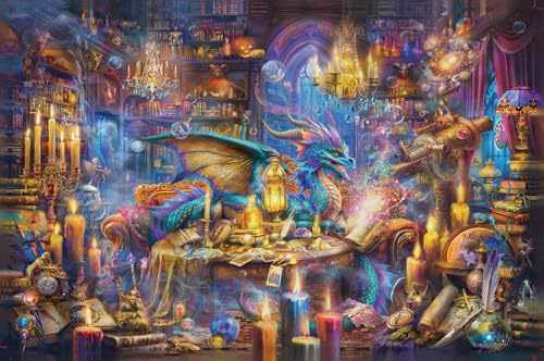 Erwachsenenpuzzle 3000 Teile - Bibliothek des Drachens Erwachsenenpuzzle 3000 Teile - Bibliothek des Drachens von Ravensburger