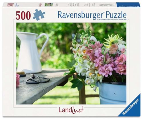 Ravensburger Puzzle 12001634 - Sommerbunte Löwenmäulchen - 500 Teile Landlust Puzzle für Kinder und Erwachsene ab 12 Jahren Ravensburger Puzzle 12001634 - Sommerbunte Löwenmäulchen - 500 Teile Landlust Puzzle für Kinder und Erwachsene ab 12 Jahren von Ravensburger