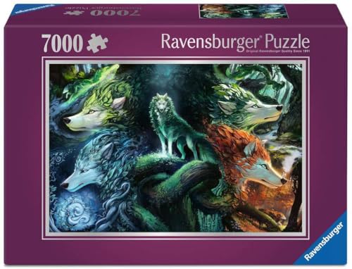 Ravensburger Puzzle 12001423 - Das Flüstern des Waldes - 7000 Teile Wölfe-Puzzle für Puzzle-Profis und Fantasy-Fans ab 14 Jahren Ravensburger Puzzle 12001423 - Das Flüstern des Waldes - 7000 Teile Wölfe-Puzzle für Puzzle-Profis und Fantasy-Fans ab 14 Jahren von Ravensburger