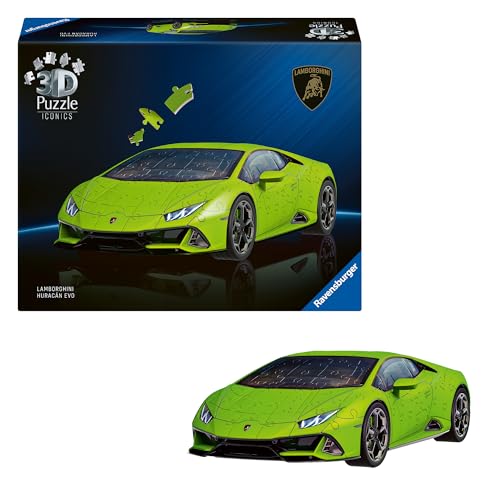 Ravensburger 3D Puzzle Iconics: 12008037 Lamborghini Huracán EVO - Eine Sportwagen Ikone als detailgetreues Modellauto im Maßstab 1:18 Ravensburger 3D Puzzle Iconics: 12008037 Lamborghini Huracán EVO - Eine Sportwagen Ikone als detailgetreues Modellauto im Maßstab 1:18 von Ravensburger