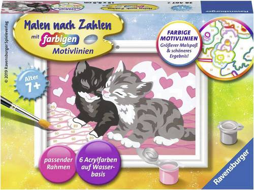 Malen nach Zahlen - Kuschelkatzen von Ravensburger