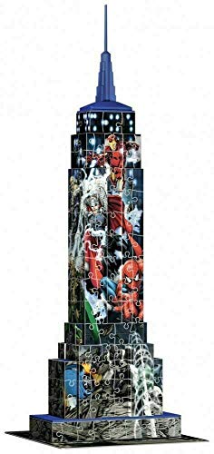 Marvel Empire State Building 3D (Puzzle): Erleben Sie Puzzeln in der 3. Dimension von Ravensburger