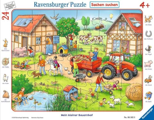 Ravensburger 65820 My little farm Mein Kleiner Bauernhof Puzzle, Yellow von Ravensburger