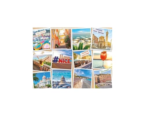Nathan – Puzzle 2000 Teile – Nizza, Côte d'Azur – Erwachsene und Kinder ab 14 Jahren – Hochwertiges Puzzle – Urban Collection – Frankreich – 12001613 Nathan – Puzzle 2000 Teile – Nizza, Côte d'Azur – Erwachsene und Kinder ab 14 Jahren – Hochwertiges Puzzle – Urban Collection – Frankreich – 12001613 von NATHAN