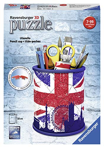 Ravensburger – 3D-Puzzle – Stifteköcher – Union Jack – 11153 von Ravensburger