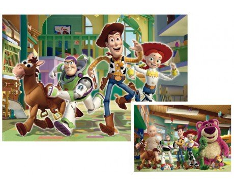 Puzzle 2 x 20 Teile - Toy Story 3 : Die Spielsachen im Kindergarten von Ravensburger