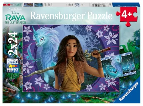 Puzzle 2 x 24 pièces Ravensburger Disney Raya et le dernier dragon von Ravensburger