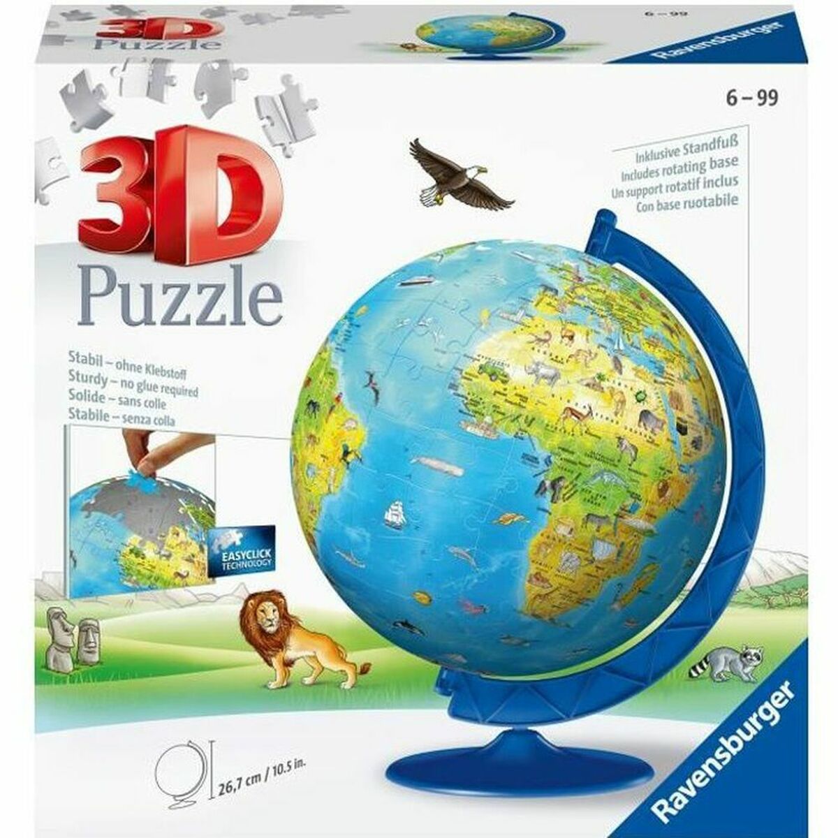 Puzzle Ravensburger 3D World Map 180 Stücke Puzzle Ravensburger 3D World Map 180 Stücke von Ravensburger