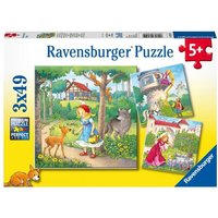 Puzzle Ravensburger Rapunzel, Rotkäppchen & der Froschkönig 3 X 49 Teile Puzzle Ravensburger Rapunzel, Rotkäppchen & der Froschkönig 3 X 49 Teile von Ravensburger