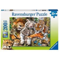 Puzzle Ravensburger Schmusende Raubkatzen 200 Teile XXL Puzzle Ravensburger Schmusende Raubkatzen 200 Teile XXL von Ravensburger Verlag GmbH