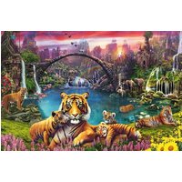 Puzzle Ravensburger Tiger in paradiesischer Lagune 3000 Teile von Ravensburger