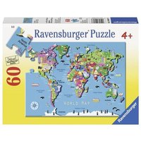 Puzzle Ravensburger World Map 60 Teile Puzzle Ravensburger World Map 60 Teile von Ravensburger