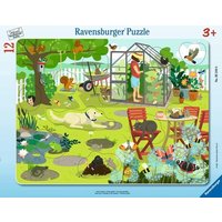 RAVENSBURGER 05244 Kinderpuzzle Unser Garten Rahmenpuzzle von Ravensburger