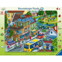 RAVENSBURGER 05245 Kinderpuzzle Unsere grüne Stadt Rahmenpuzzle RAVENSBURGER 05245 Kinderpuzzle Unsere grüne Stadt Rahmenpuzzle von Ravensburger