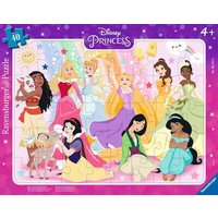 RAVENSBURGER 05573 Kinderpuzzle Unsere Disney Prinzessinnen 40 Teile Rahmenpuzzle von Ravensburger